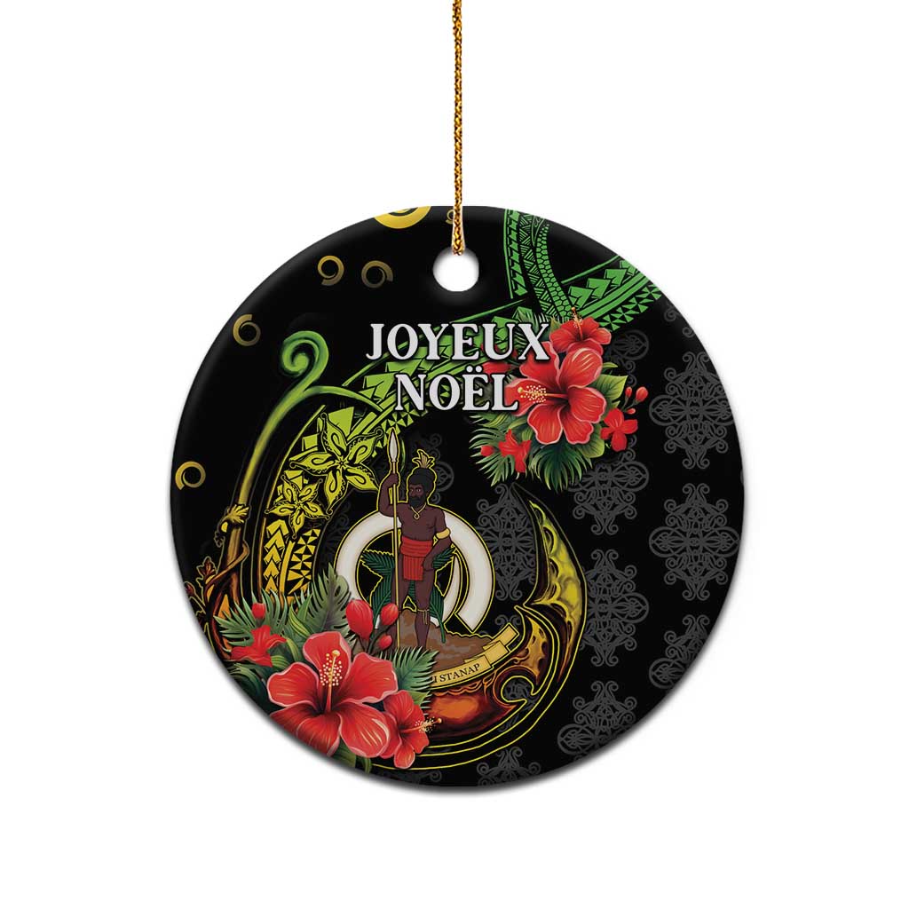 Love Vanuatu Christmas Ceramic Ornament God Yumi Polynesian Tribal Pattern LT05 - Polynesian Pride