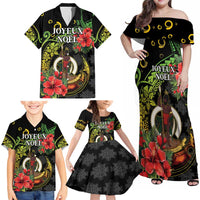 Love Vanuatu Christmas Family Matching Off Shoulder Maxi Dress and Hawaiian Shirt God Yumi Polynesian Tribal Pattern LT05 - Polynesian Pride