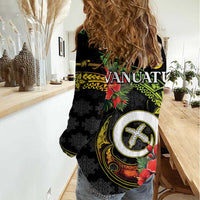 Love Vanuatu Christmas Women Casual Shirt God Yumi Polynesian Tribal Pattern LT05 - Polynesian Pride
