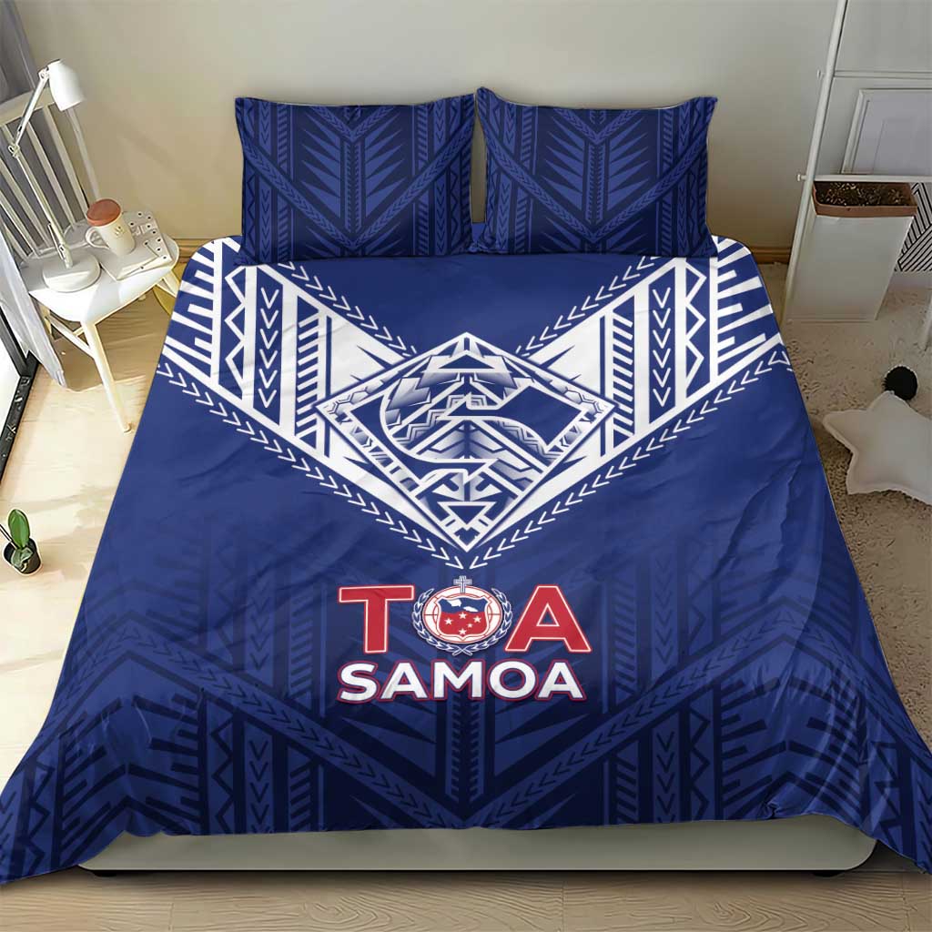 Super Toa Samoa Rugby Bedding Set Warrior Spirit LT05