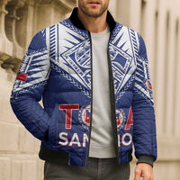 Super Toa Samoa Rugby Custom Bomber Puffer Jacket Warrior Spirit LT05