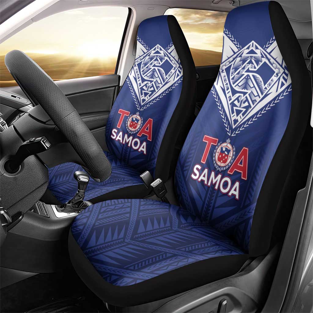 Super Toa Samoa Rugby Car Seat Cover Warrior Spirit LT05