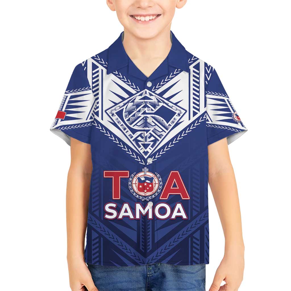 Super Toa Samoa Rugby Custom Family Matching Long Sleeve Bodycon Dress and Hawaiian Shirt Warrior Spirit LT05
