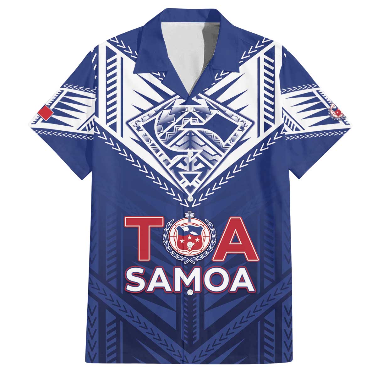 Super Toa Samoa Rugby Custom Family Matching Off The Shoulder Long Sleeve Dress and Hawaiian Shirt Warrior Spirit LT05