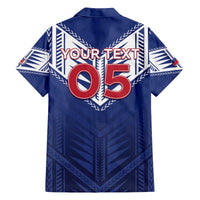 Super Toa Samoa Rugby Custom Family Matching Off The Shoulder Long Sleeve Dress and Hawaiian Shirt Warrior Spirit LT05