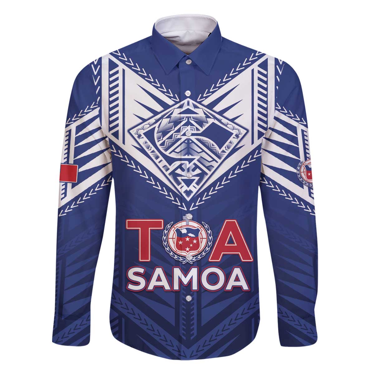 Super Toa Samoa Rugby Custom Family Matching Off The Shoulder Long Sleeve Dress and Hawaiian Shirt Warrior Spirit LT05