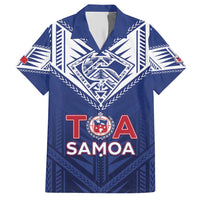 Super Toa Samoa Rugby Custom Family Matching Short Sleeve Bodycon Dress and Hawaiian Shirt Warrior Spirit LT05