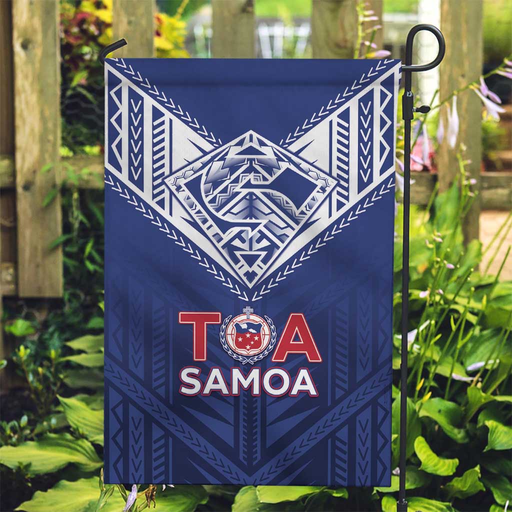 Super Toa Samoa Rugby Garden Flag Warrior Spirit LT05