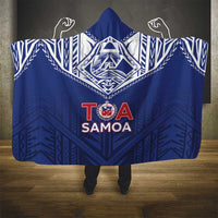 Super Toa Samoa Rugby Hooded Blanket Warrior Spirit LT05