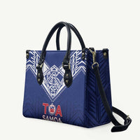 Super Toa Samoa Rugby Leather Bag Warrior Spirit LT05