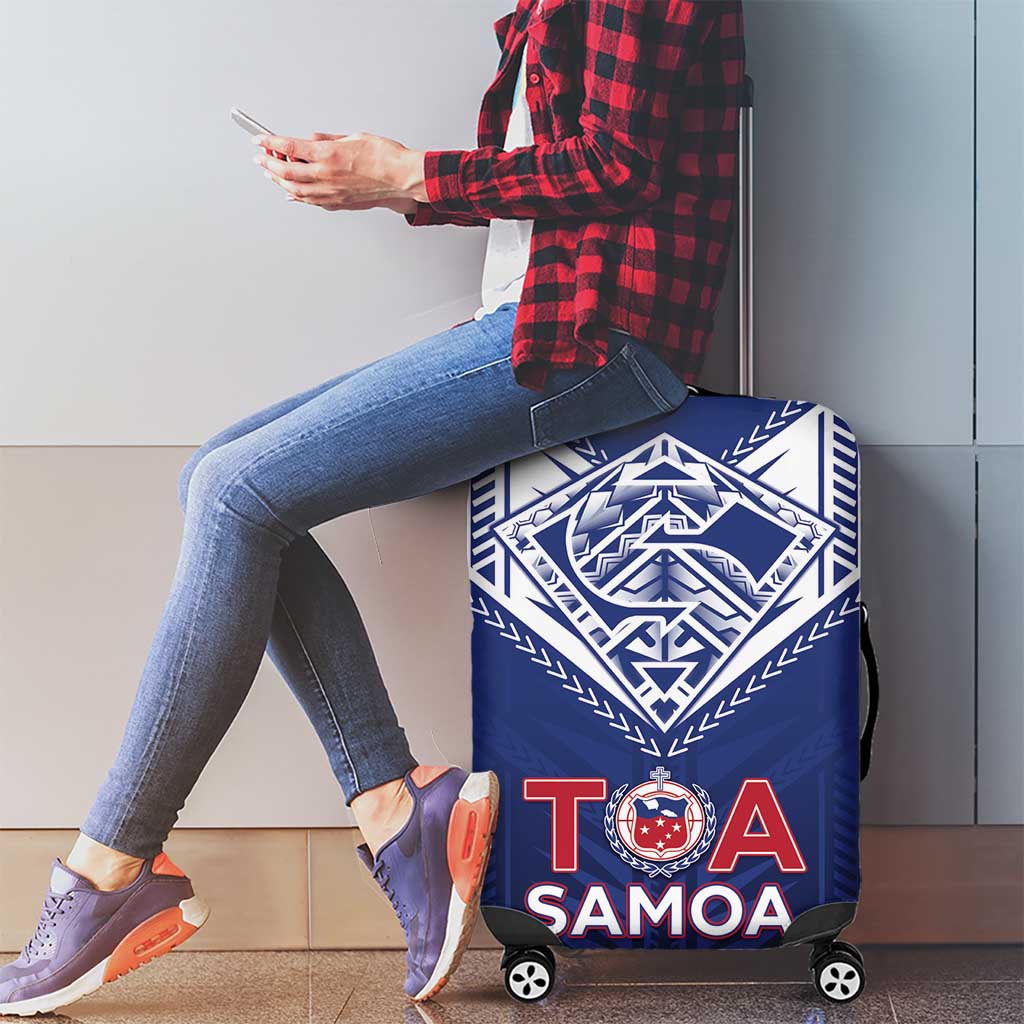 Super Toa Samoa Rugby Luggage Cover Warrior Spirit LT05