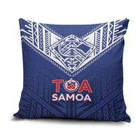 Super Toa Samoa Rugby Pillow Cover Warrior Spirit LT05