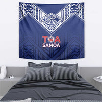 Super Toa Samoa Rugby Tapestry Warrior Spirit LT05