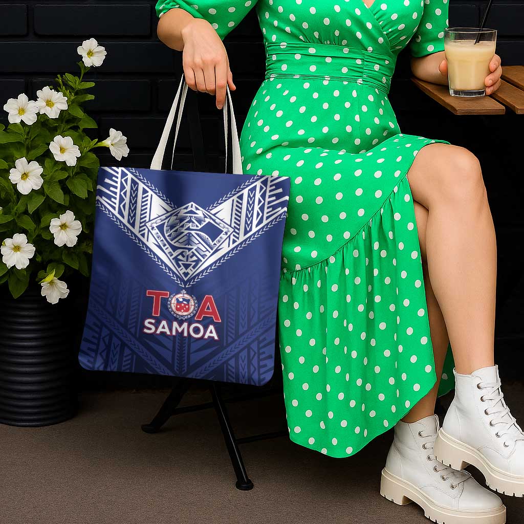Super Toa Samoa Rugby Tote Bag Warrior Spirit LT05