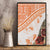 Hawaiian Tapa Canvas Wall Art Traditional Vintage Pattern Orange LT05 - Polynesian Pride