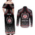 Personalised Samoa Black Saturday Couples Matching Off Shoulder Maxi Dress and Long Sleeve Button Shirt Samoa For Samoans