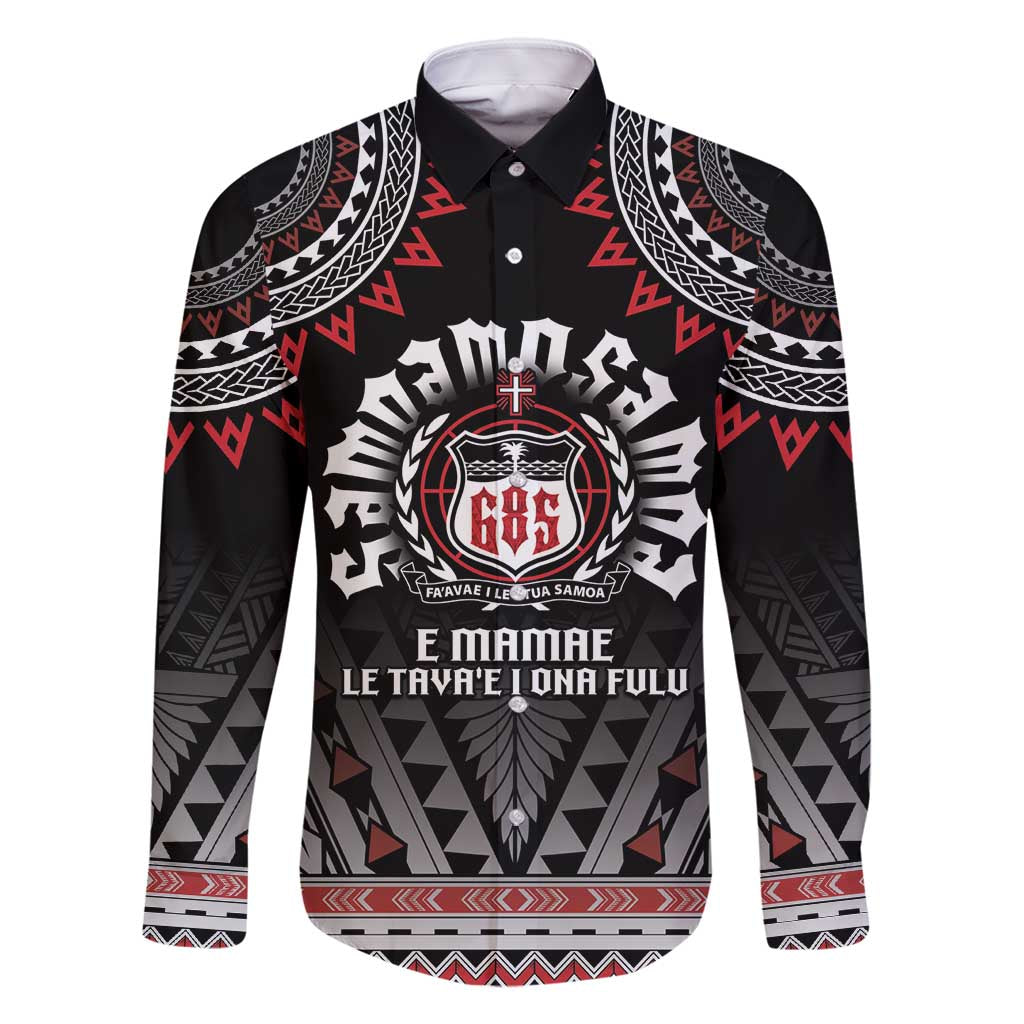 Personalised Samoa Black Saturday Family Matching Mermaid Dress and Hawaiian Shirt Samoa For Samoans