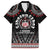 Personalised Samoa Black Saturday Family Matching Off The Shoulder Long Sleeve Dress and Hawaiian Shirt Samoa For Samoans