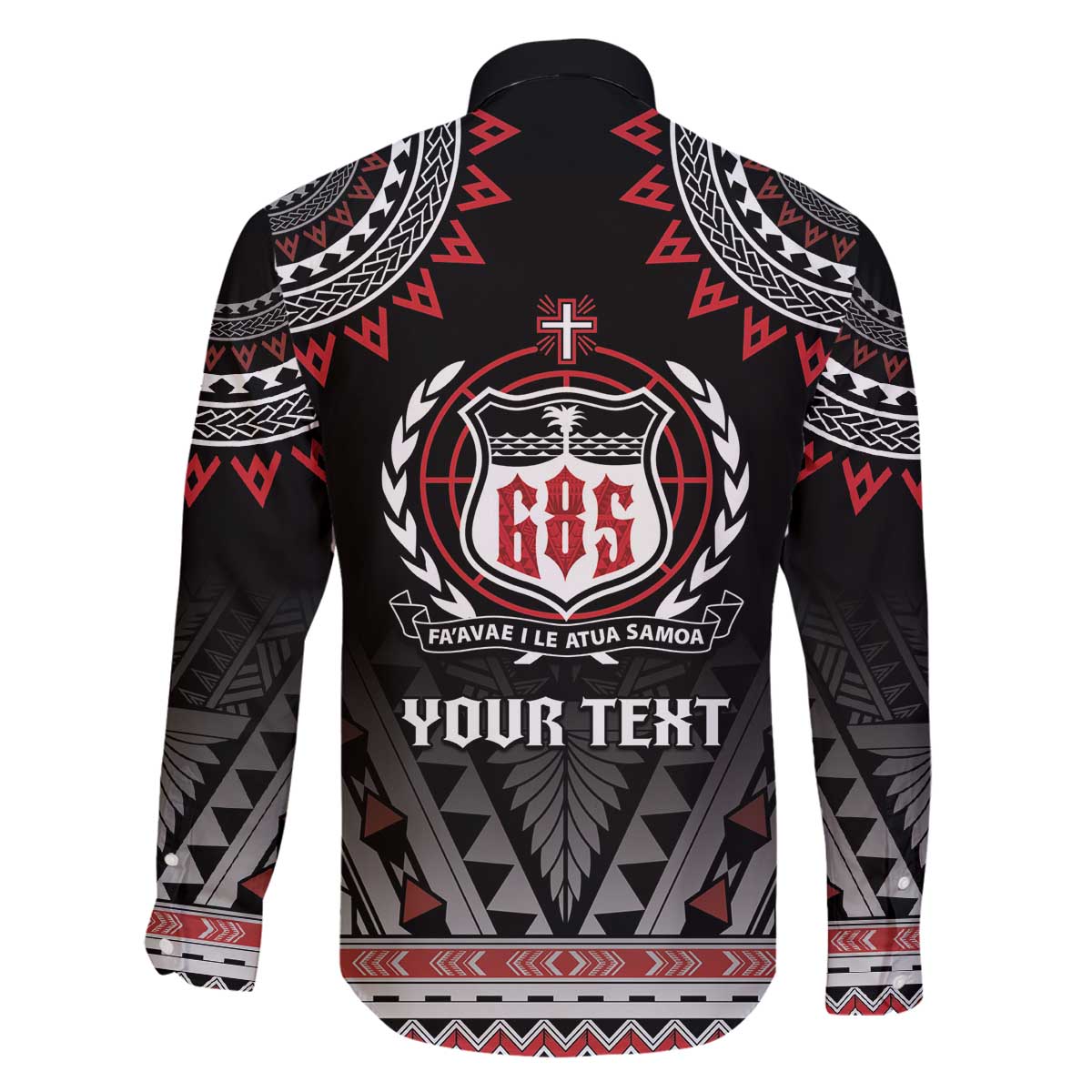 Personalised Samoa Black Saturday Family Matching Off The Shoulder Long Sleeve Dress and Hawaiian Shirt Samoa For Samoans