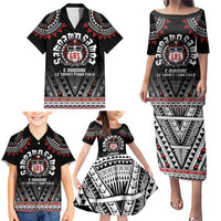 Personalised Samoa Black Saturday Family Matching Puletasi and Hawaiian Shirt Samoa For Samoans