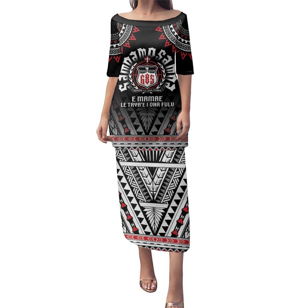 Personalised Samoa Black Saturday Family Matching Puletasi and Hawaiian Shirt Samoa For Samoans