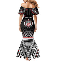 Personalised Samoa Black Saturday Mermaid Dress Samoa For Samoans