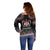 Personalised Samoa Black Saturday Off Shoulder Sweater Samoa For Samoans