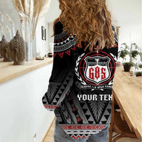 Personalised Samoa Black Saturday Women Casual Shirt Samoa For Samoans