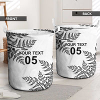 Custom New Zealand Football Laundry Basket Aotearoa Pride - Polynesian Pride