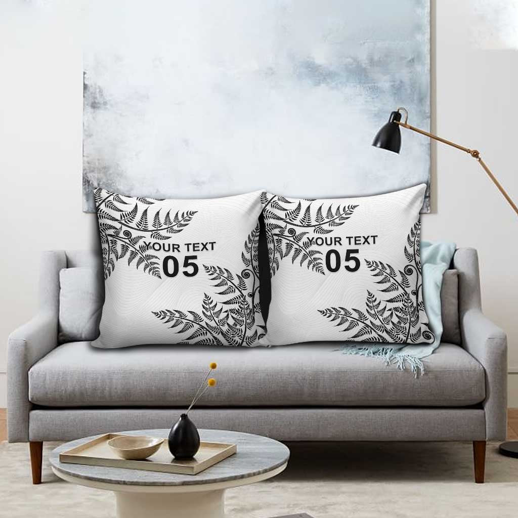 Custom New Zealand Football Pillow Cover Aotearoa Pride - Polynesian Pride