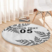 Custom New Zealand Football Round Carpet Aotearoa Pride - Polynesian Pride