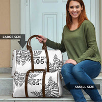 Custom New Zealand Football Travel Bag Aotearoa Pride - Polynesian Pride