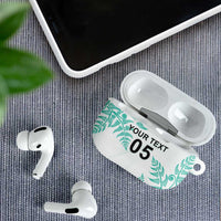 Custom New Zealand Football AirPods Case Aotearoa Pride Aqua Version - Polynesian Pride