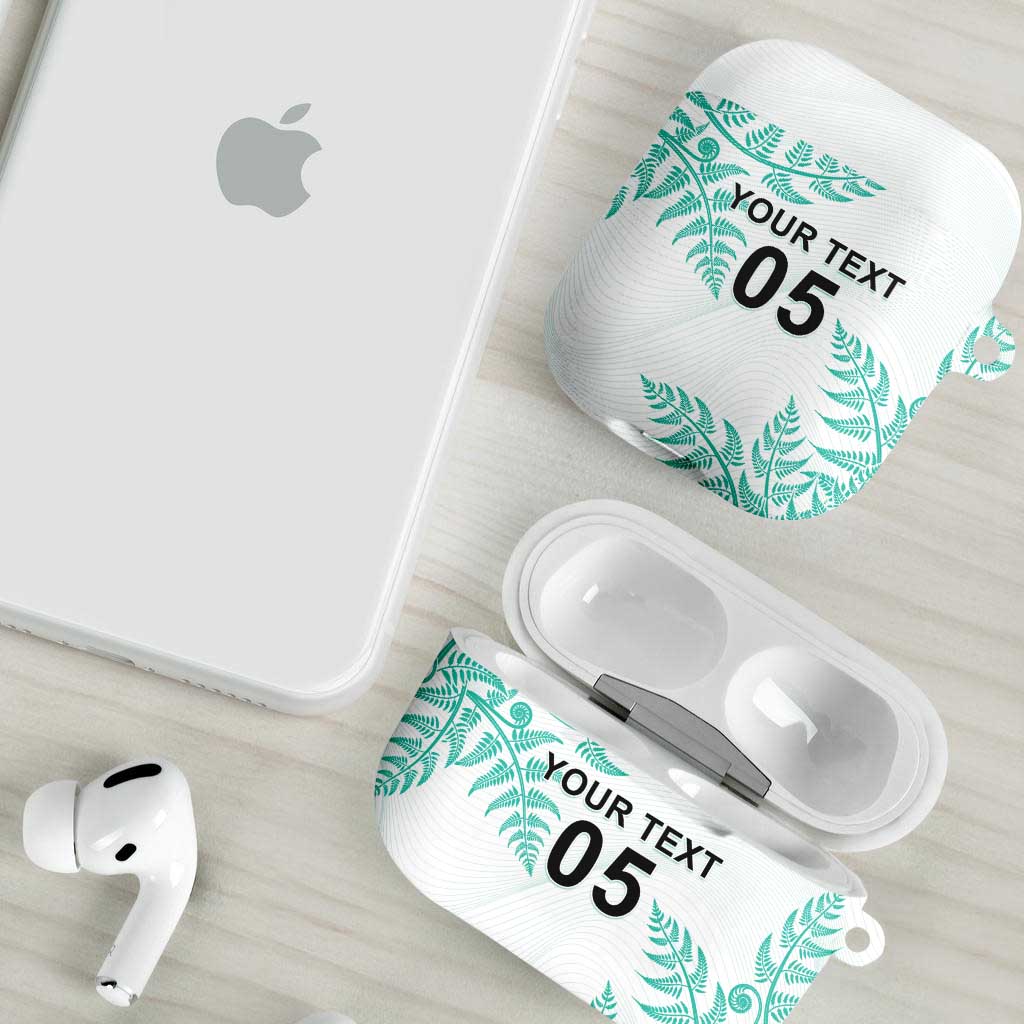 Custom New Zealand Football AirPods Case Aotearoa Pride Aqua Version - Polynesian Pride