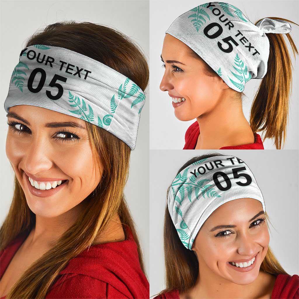 Custom New Zealand Football Neck Gaiter Aotearoa Pride Aqua Version - Polynesian Pride