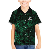 Custom New Zealand Fishing Family Matching Mermaid Dress and Hawaiian Shirt Maori Tribal Pattern - Polynesian Pride