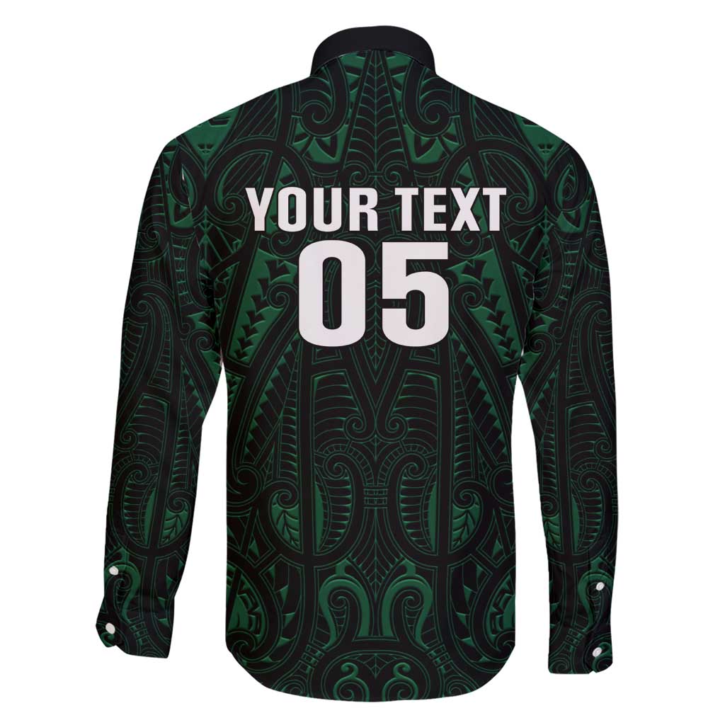 Custom New Zealand Fishing Family Matching Short Sleeve Bodycon Dress and Hawaiian Shirt Maori Tribal Pattern - Polynesian Pride