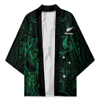 Custom New Zealand Fishing Kimono Maori Tribal Pattern - Polynesian Pride