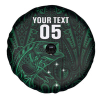 Custom New Zealand Fishing Spare Tire Cover Maori Tribal Pattern - Polynesian Pride