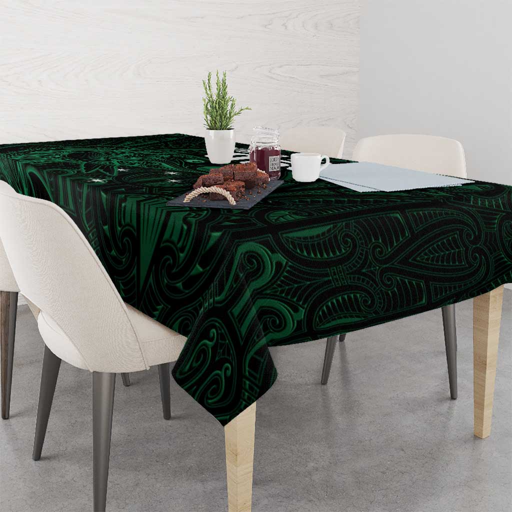 Custom New Zealand Fishing Tablecloth Maori Tribal Pattern - Polynesian Pride