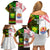 Custom Hawaii And Tahiti Family Matching Off Shoulder Short Dress and Hawaiian Shirt Coat Of Arms Polynesian Pattern LT05 - Polynesian Pride