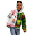 Custom Hawaii And Tahiti Kid Hoodie Coat Of Arms Polynesian Pattern LT05 - Polynesian Pride