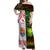 Custom Hawaii And Tahiti Off Shoulder Maxi Dress Coat Of Arms Polynesian Pattern LT05 Women Reggae - Polynesian Pride