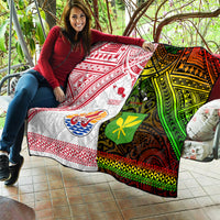 Hawaii And Tahiti Quilt Coat Of Arms Polynesian Pattern LT05 - Polynesian Pride