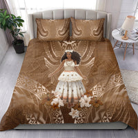 Bula Fiji Women's Day Bedding Set With Fijian Tapa Pattern LT05 - Polynesian Pride