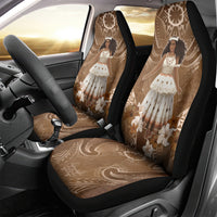 Bula Fiji Women's Day Car Seat Cover With Fijian Tapa Pattern LT05 - Polynesian Pride