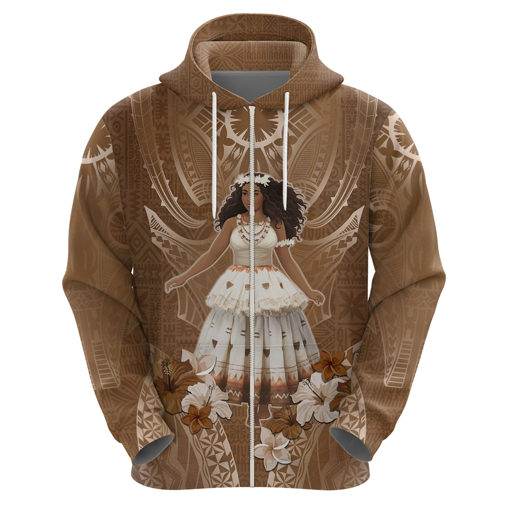 Bula Fiji Women's Day Hoodie With Fijian Tapa Pattern LT05 - Polynesian Pride