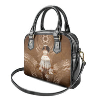 Bula Fiji Women's Day Shoulder Handbag With Fijian Tapa Pattern LT05 - Polynesian Pride