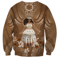 Bula Fiji Women's Day Sweatshirt With Fijian Tapa Pattern LT05 - Polynesian Pride