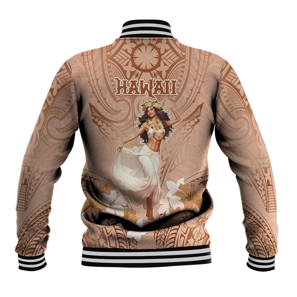 Hawaii Women's Day Baseball Jacket With Polynesian Pattern LT05 - Polynesian Pride